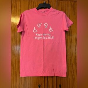 Funny Wheelchair user shirt 14/16